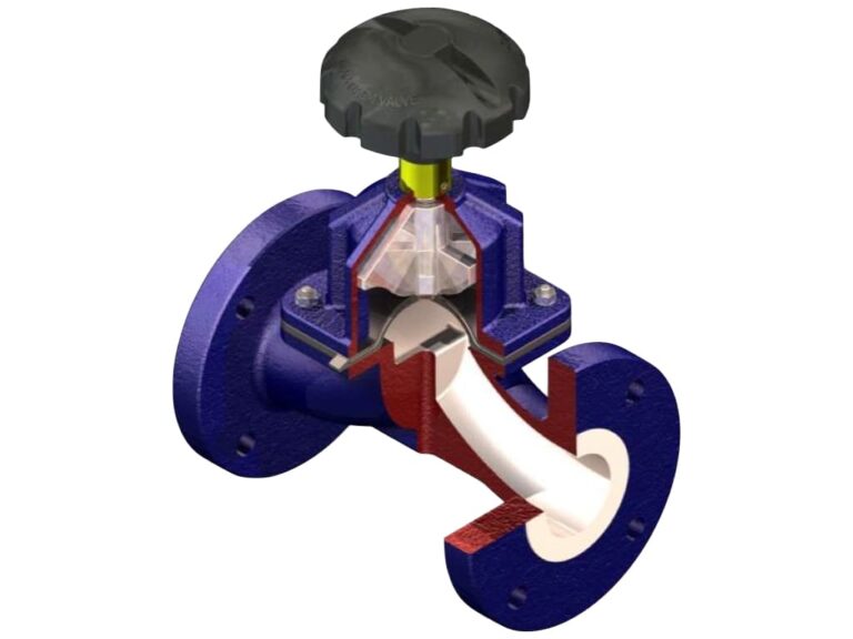 Diaphragm valve.